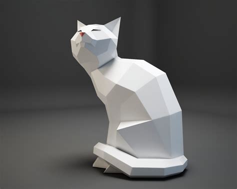 Diy Paper Model Papercraft World Cat D Papercraft Art New Nos Feline My Xxx Hot Girl