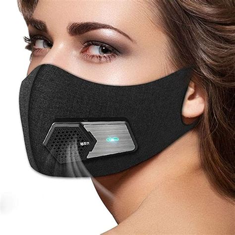 Air Masks With Mini Air Purifier For Allergy Activated Dust Mask With Fan Filter Cotton Sheet
