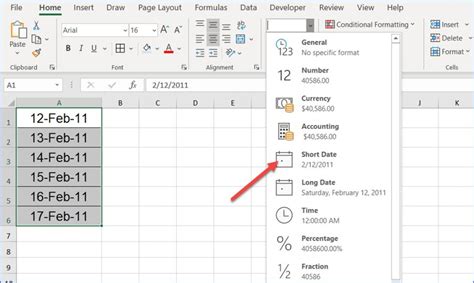 How To Change A Date To Short Date Format In Excel Excelnotes