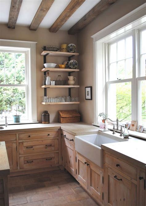 Natural Pine Kitchen Cabinets Country Kitchen Designs Country