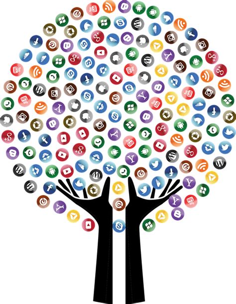 Social Media Tree Computers Free Vector Graphic On Pixabay