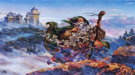Fantasy Wizard Wallpaper Fantasy Wizard Fantasy Rpg Fantasy Artwork