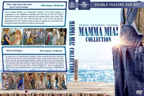 mamma mia collection 2008 2018 r1 custom dvd cover dvdcover
