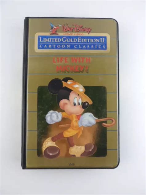 Walt Disney Limited Vhs Gold Edition Cartoon Classics Life With