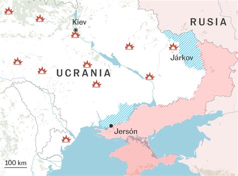 Mapas Así ha sido la mayor oleada de misiles rusos contra