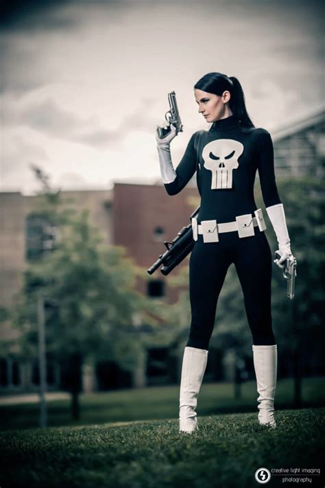 Marvel Comics Of The 1980s The Punisher Cosplay By Katy Decobray