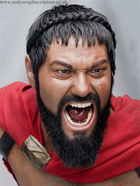 Leonidas From 300 11 Bust Statue Andy Wright Sculpture