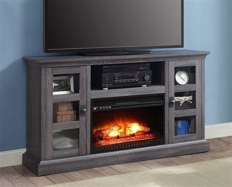 Whalen Media Fireplace Console for TVs up to 70" Gray - Walmart.com