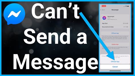 Why Cant I Send Messages On Messenger Youtube