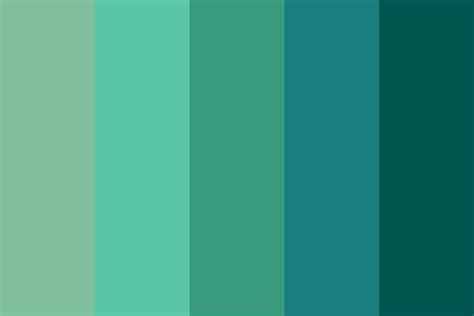 Teal Dream Color Palette Teal Color Palette Color Palette Color