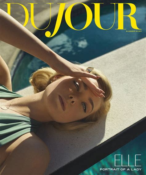 Elle Fanning Dujour Magazine Summer 2020 • Celebmafia