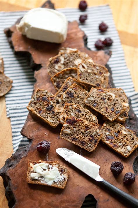 Whole wheat chocolate chip cookies. Recipe: Hazelnut & Cherry Whole-Grain Crackers | Kitchn