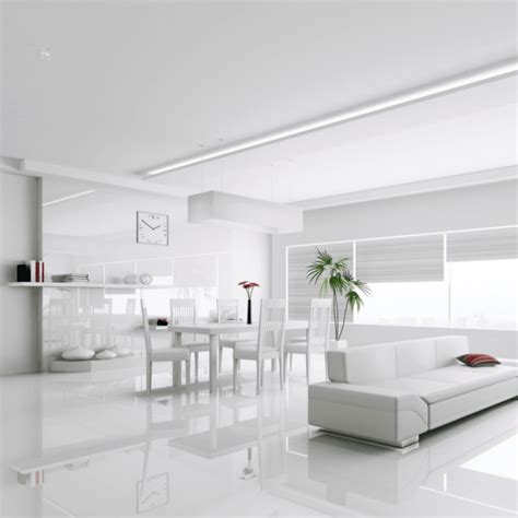 High Gloss Max 8mm White High Gloss Laminate Flooring C500 White