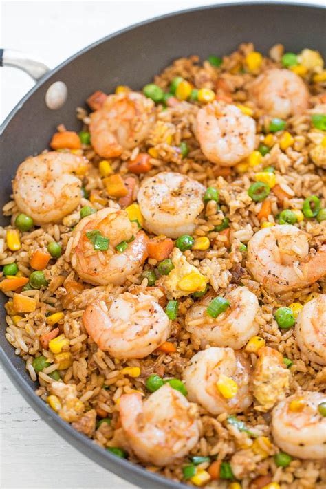 Easy Better Than Takeout Shrimp Fried Rice Averie Cooks Recipe