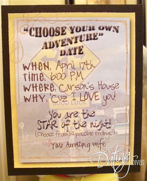 Choose Your Own Adventure Date The Dating Divas