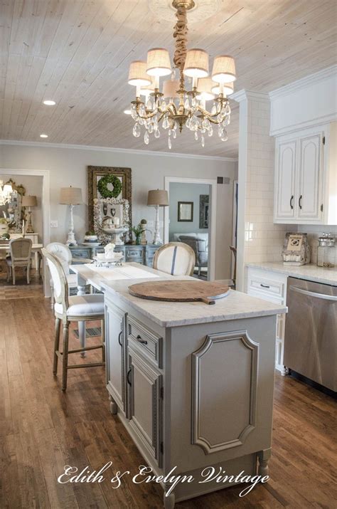 As is often the case with paint colors, i think the agreeable gray paint swatch looks a bit different (darker and with more tan undertones) than the color dries on the walls. bHome Summer Open House Tour | Country style kitchen ...