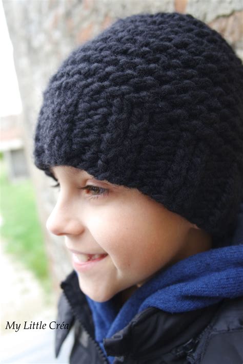 Bonnet Très Facile à Tricoter Tricot Bonnet Crochet Crochet Knit Hat