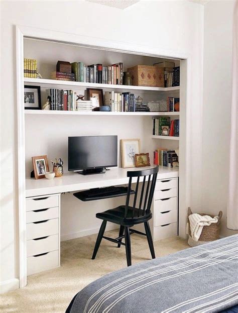 24 Cloffice Ideas To Turn Your Closet Into A Home Office Days