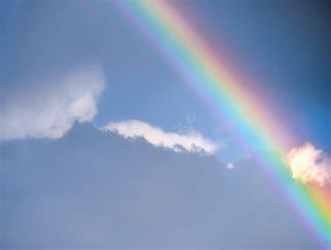 Beautiful Rainbow In The Sky Stock Photo Image Of Spectrum Light