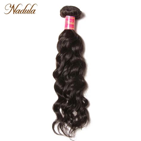 nadula hair brazilian natural wave hair 1 bundle 100 remy human hair weave 10 28 inch natural