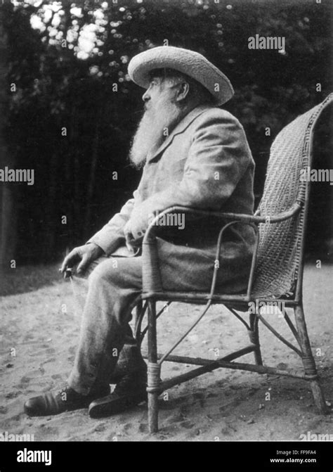 Claude Monet 1840 1926 Nfrench Painter Photographed By Sacha