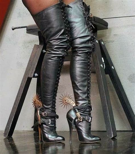 pin by brenda mehler on boots and shoes in general thigh high boots heels leather high heel