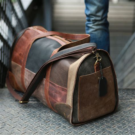 Leather Weekender Bags For Men Keweenaw Bay Indian Community