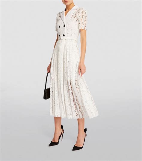 Self-Portrait Lace Tailored Midi Dress | Harrods KR