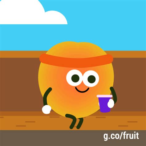 Today marks the 8th day of the 2016 doodle fruit games! Google peach google doodle fruit games Video | Google ...