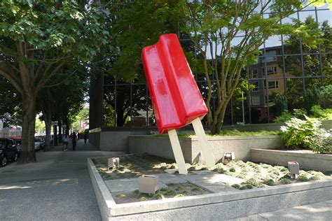 Red Popsicle Sculpture Seattle Aboutart Flickr