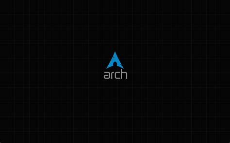 Arch Linux Logo Minimalism Black Background Arch Grid Wallpaper