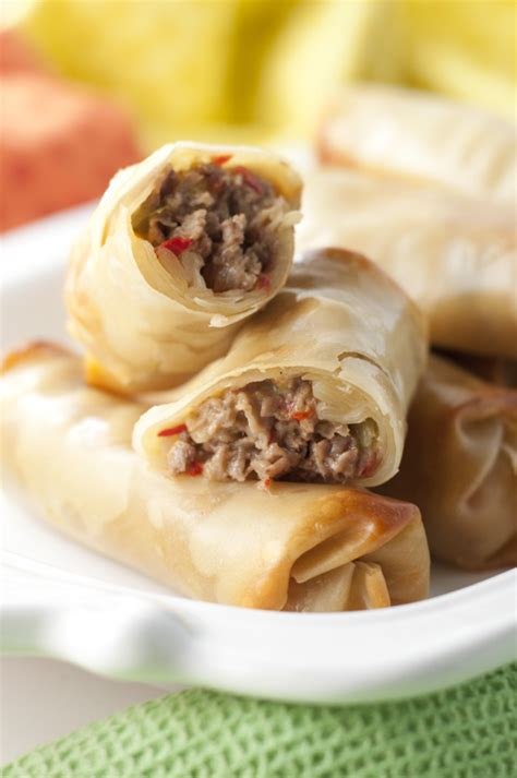 Maybe you would like to learn more about one of these? Philly Cheesesteak Baked Egg Rolls | Wishes and Dishes