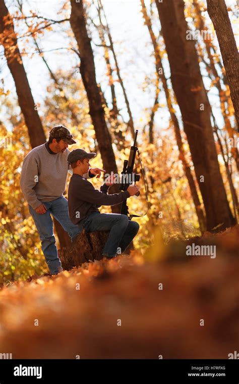 Father And Son Hunting Hi Res Stock Photography And Images Alamy