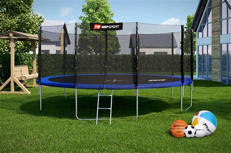 Maybe you would like to learn more about one of these? Trampolin Im Garten Schön Hop Sport Gartentrampolin 16ft ...