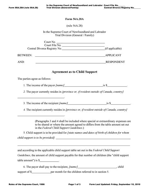 Child rights are the human rights of children. 32 Free Child Support Agreement Templates (PDF & MS Word)