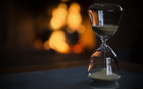 Download Wallpapers Hourglass Time Concepts Glass Hourglass Motion