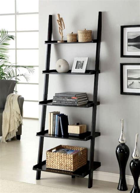 Simple Ladder Bookshelf Decorating Ideas Basic Idea Home Decorating Ideas