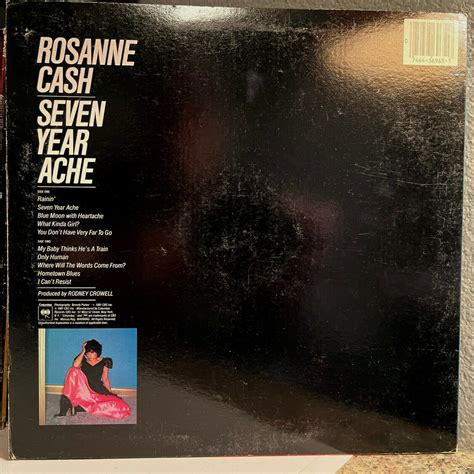 Rosanne Cash Seven Year Ache Jc 36965 12 Vinyl Record Lp Ex Ebay