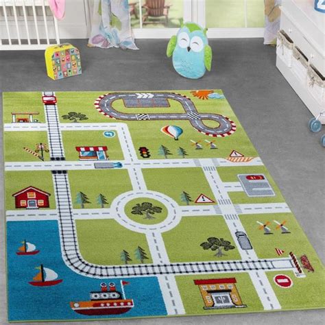Joue à des jeux en ligne, découvre des clips de musique, des tendances de mode et des. Chambre d'enfant Tapis Tapis de jeu avec design City Ville ...