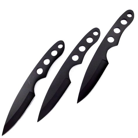 3pc Black Ninja Throwing Knives | Throwing knives, Knife, Ninja