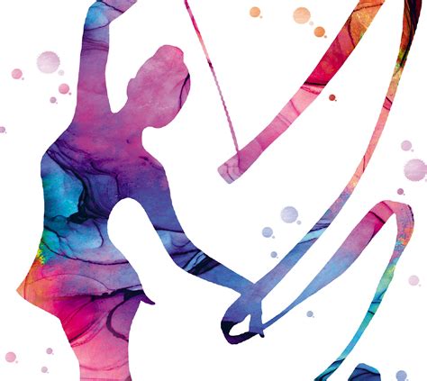 Rhythmic Gymnastics Poster Dance Grs Poster T Idea Etsy