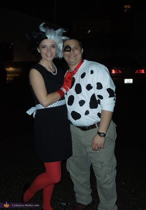 cruella deville and dalmatiaon costume dalmatian halloween costume halloween costumes 2014