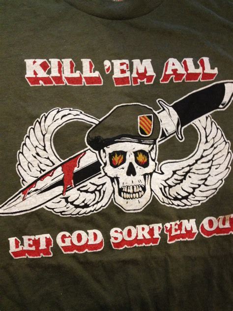 vintage military kill em all let god sort em by lowsparkvintage