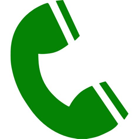 Dark Green Phone Icon