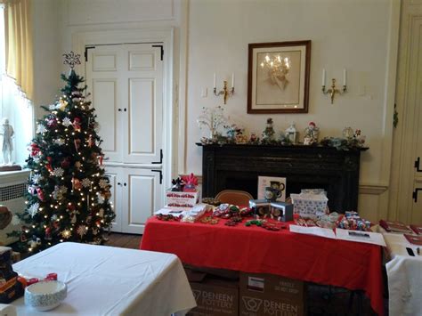 Vendor Table And Decorated Parlor Historic Summerseat