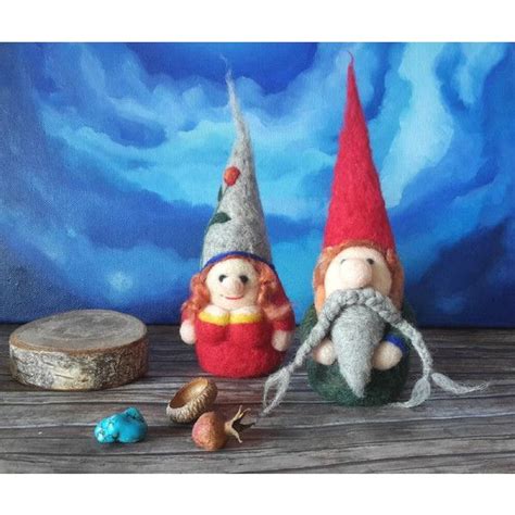 Beautiful Waldorf Gnomes For Christmas Decoration €55 Liked On