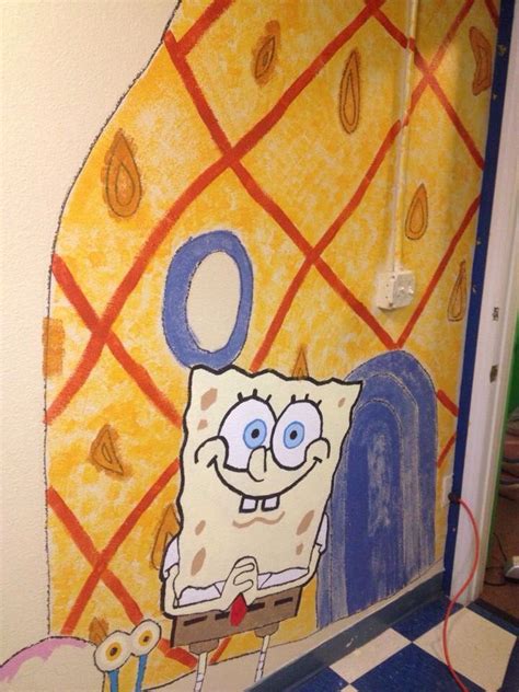 Spongebob Squarepants Spongebob Squarepants Mural Kids Rugs Home