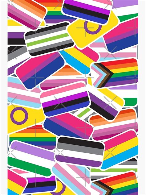 Pride Flag Collection Lgbtq Sexual Identity Pride Flags Collection Poster For Sale By