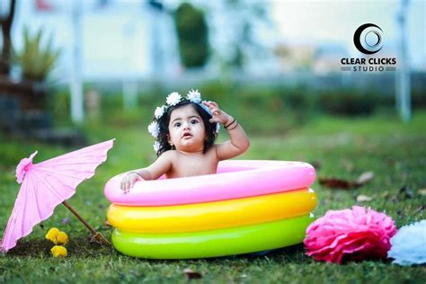 Pre Birthday Photoshoot Baby Girl In Hyderabad Outdoor