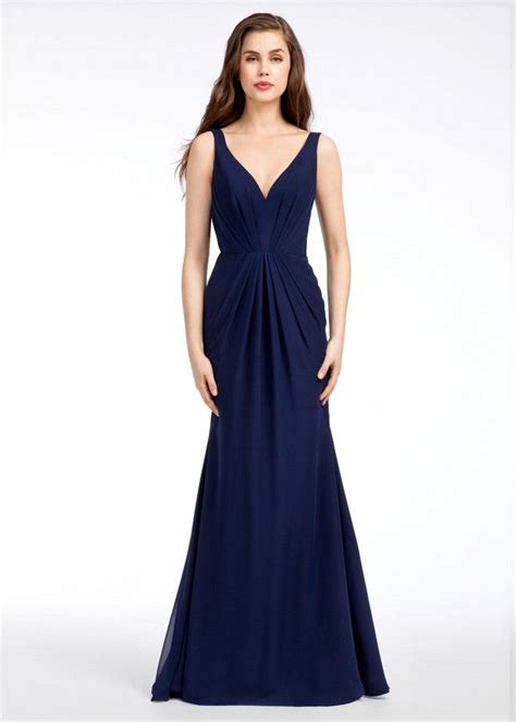 Hayley Paige Occasions Fall Bridesmaid Collection Navy Bridesmaid Dress By Hayley Paige